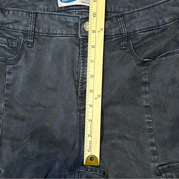 Old Navy Rockstar Super Skinny High Rise Secret-Slim Pockets Cargo Pants 12P - Picture 8 of 14